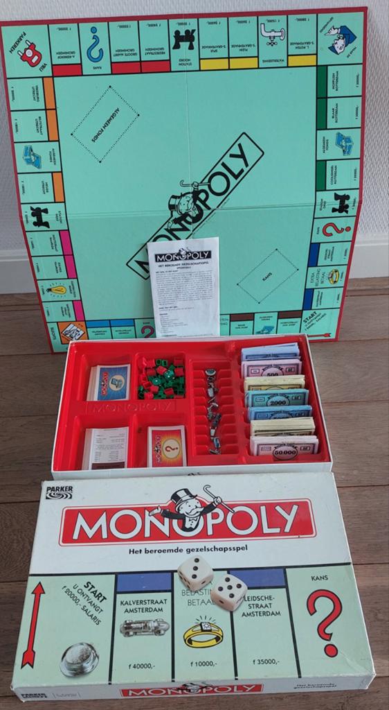 Monopoly Bordspel - Klassieker!, Hobby en Vrije tijd, Gezelschapsspellen | Bordspellen, Parker, Gebruikt, Ophalen of Verzenden