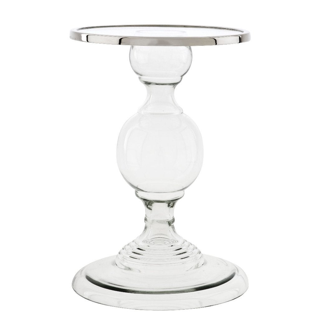 Nieuwe Kandelaar Eichholtz Candle Holder Providence glass L, 38 cm, Meerkleurig, Overige merken, Eichholtz