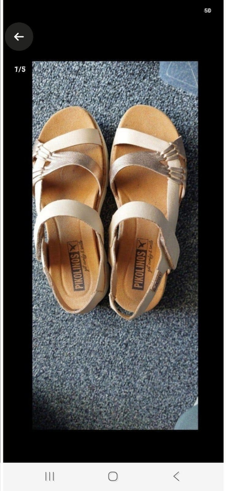 pikolinos😊leren sandalen met klittenband maat 39, Kleding | Dames, Schoenen, Zo goed als nieuw, Pikolinos, Sandalen of Muiltjes