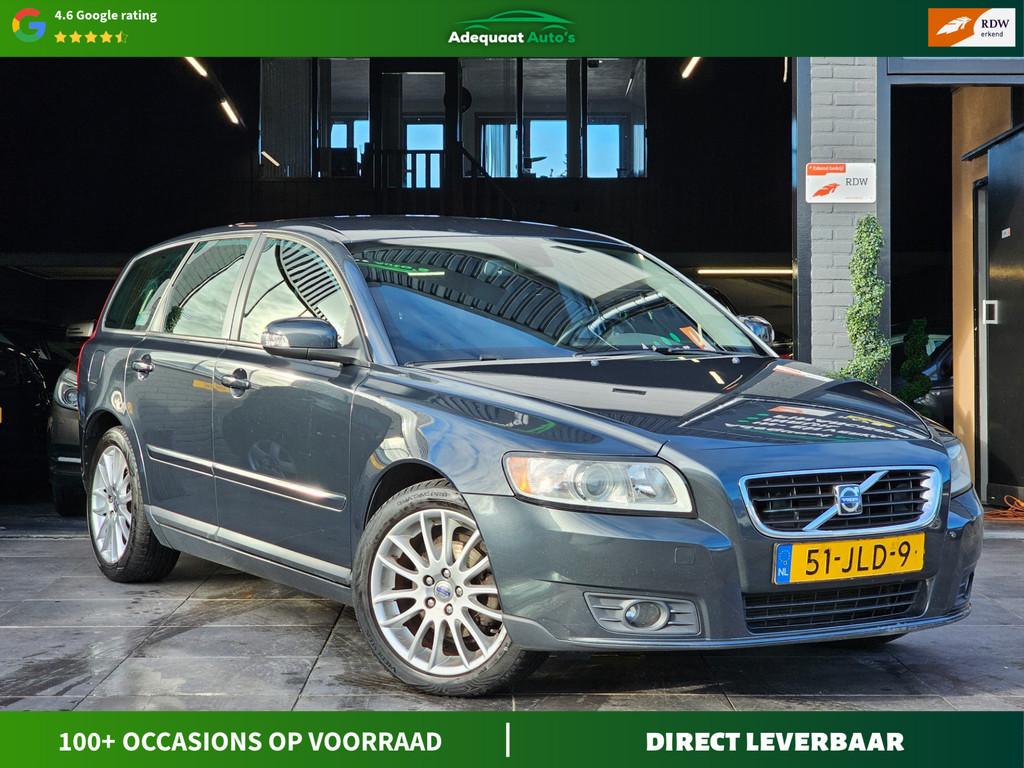 Volvo V50 1.8 Sport|Airco|El.Ramen|APK|Trekhaak|NAVI|NAP, Auto's, Volvo, Voorwielaandrijving, 125 pk, Gebruikt, 4 cilinders