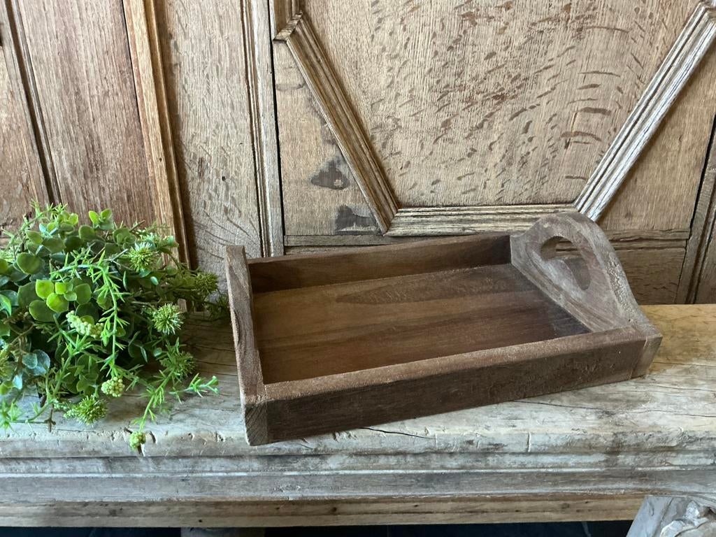NIEUW teak houten dienblad, Huis en Inrichting, Ophalen of Verzenden, Nieuw, Hout