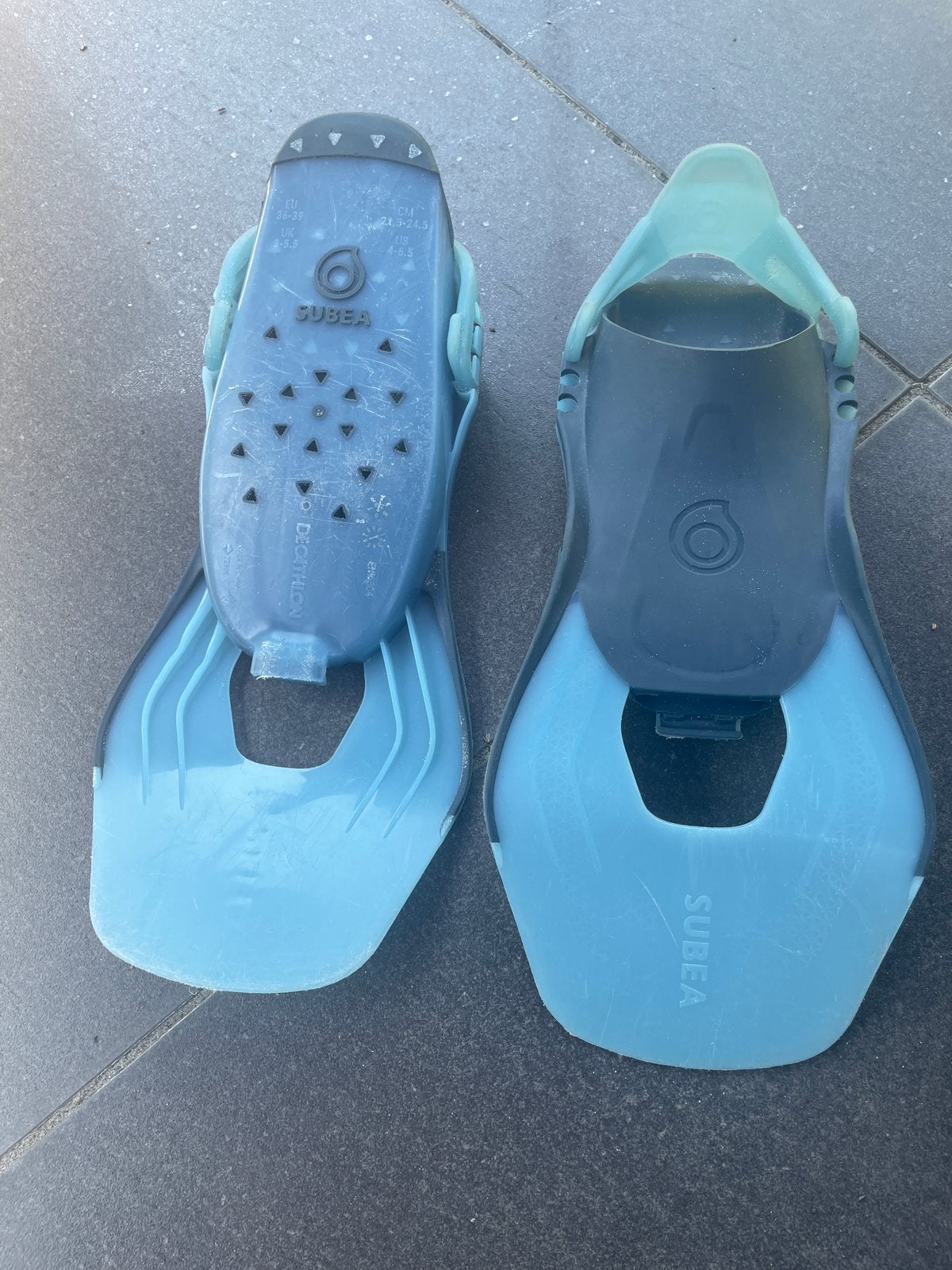 Decathlon SUBEA Verstelbare Zwemvliezen Maat 36-39, Ophalen of Verzenden, Zo goed als nieuw, Zwem- of Duikvliezen