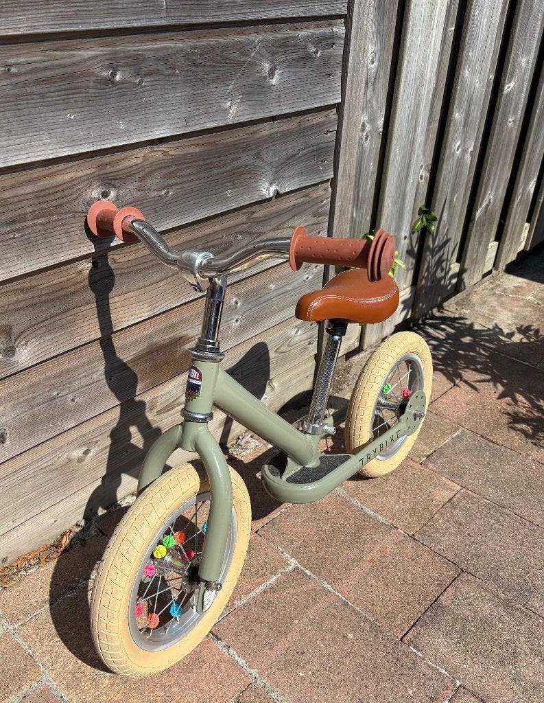 Trybike loopfiets, Kinderen en Baby's, Speelgoed | Buiten | Voertuigen en Loopfietsen, Ophalen, Gebruikt, Loopfiets