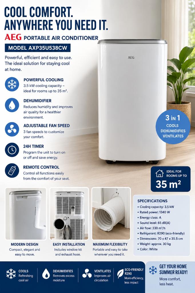 airco, Witgoed en Apparatuur, Airco's, Ophalen, Tafel- of Grondventilator, Minder dan 60 m³, Timer