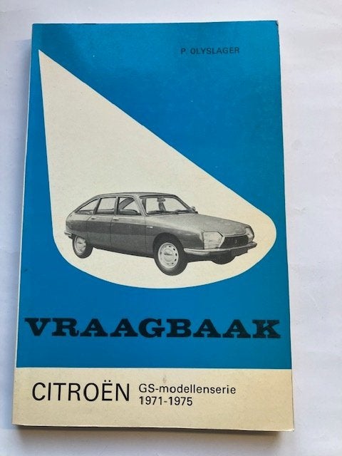 Vraagbaak        Citroën   GS        1971  -  1975     Nieuw, Ophalen of Verzenden