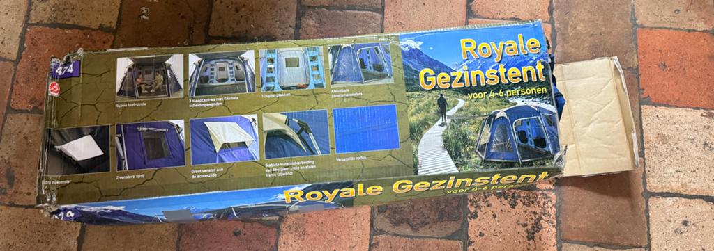 Royale Gezinstent voor 4-6 personen, Ophalen, Zo goed als nieuw, Tot en met 6