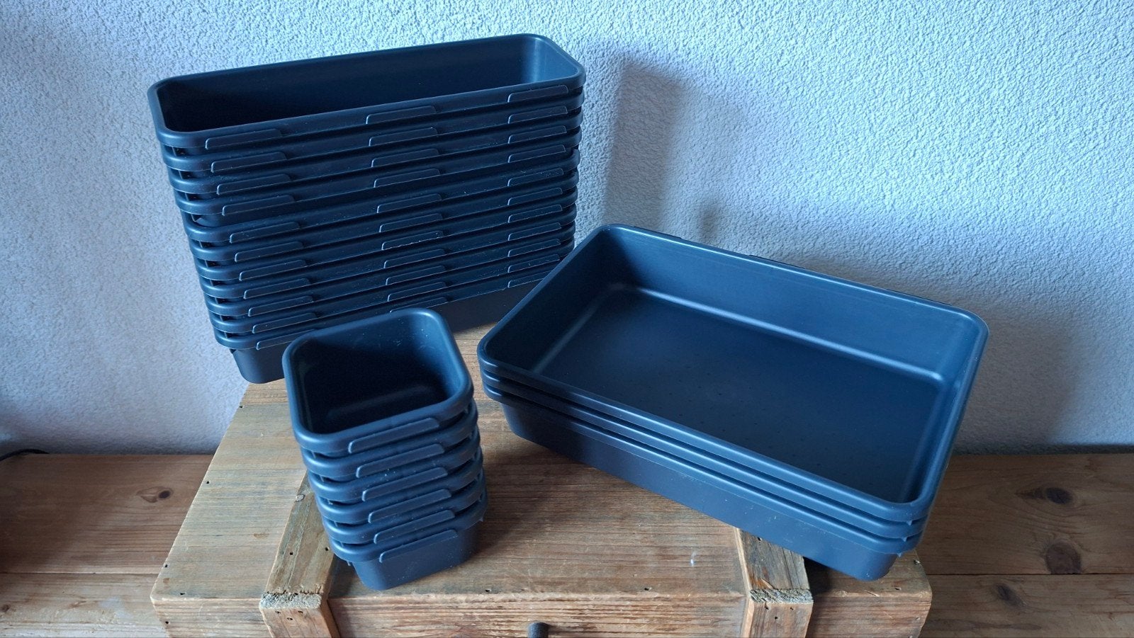 GRATIS zwarte opbergbakjes, Ophalen