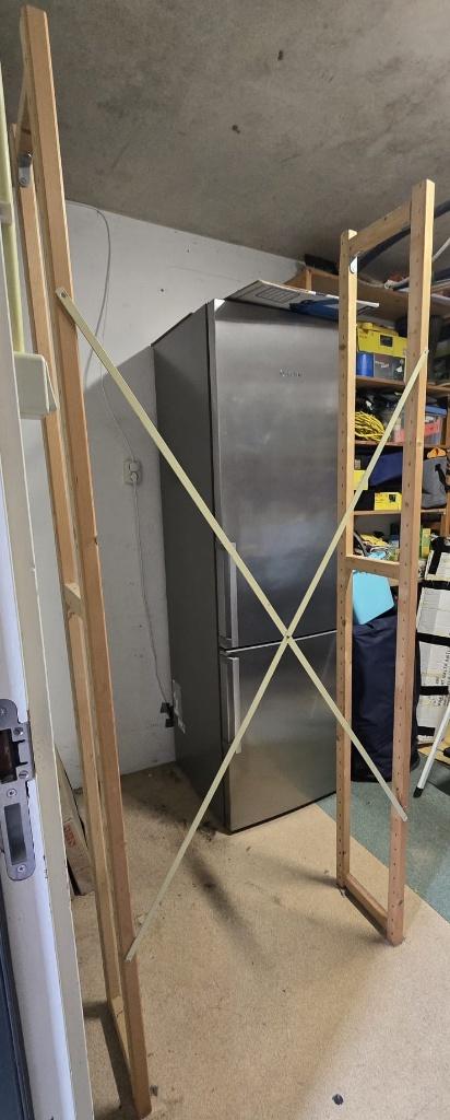 houten stellingkast, Huis en Inrichting, Ophalen, Gebruikt