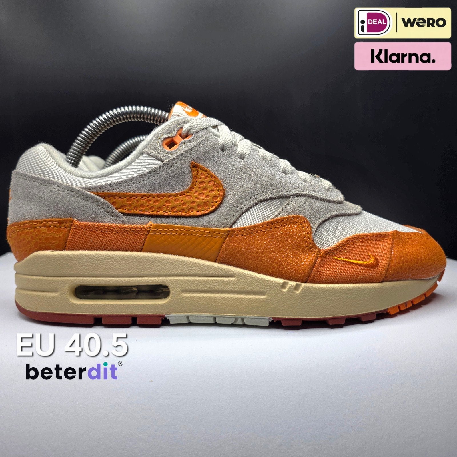 Nike Air Max 1 'Master Magma Orange' Maat: 40.5, Ophalen of Verzenden, Nike, Nike, Nike air max