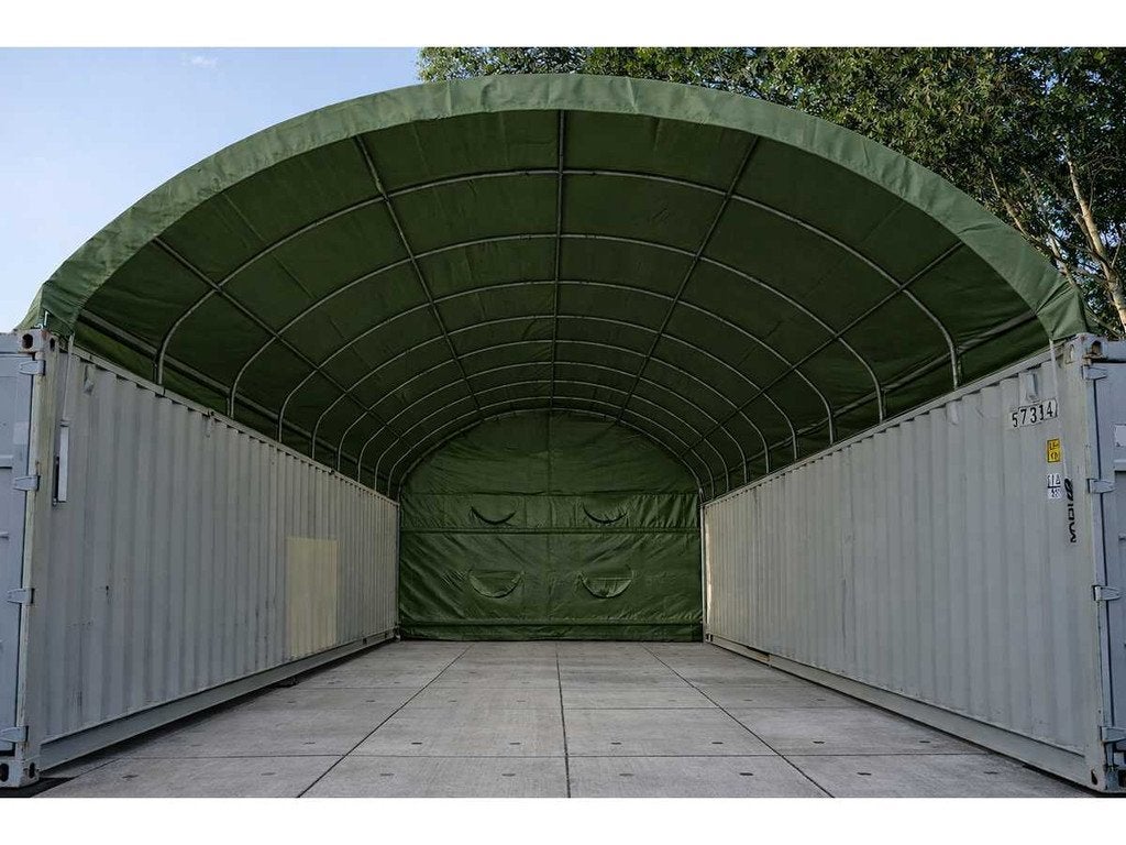 Greenland - 2026 - Container overkapping 40ft army green, Zakelijke goederen, Machines en Bouw | Keten en Containers