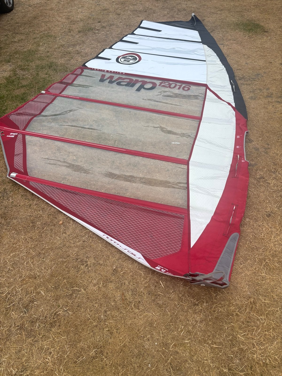 North Sails Warp 2016 8.4m² windsurfzeil, Ophalen, Gebruikt, North Sails, 8 m² of meer