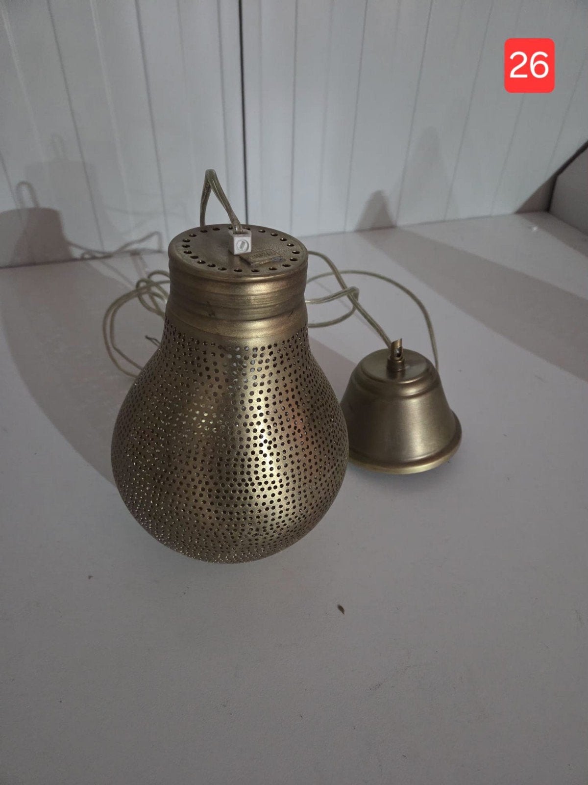 Diverse Zenza oosterse Filisky big little pear hanglampen, Huis en Inrichting, Ophalen of Verzenden, Zo goed als nieuw, Metaal