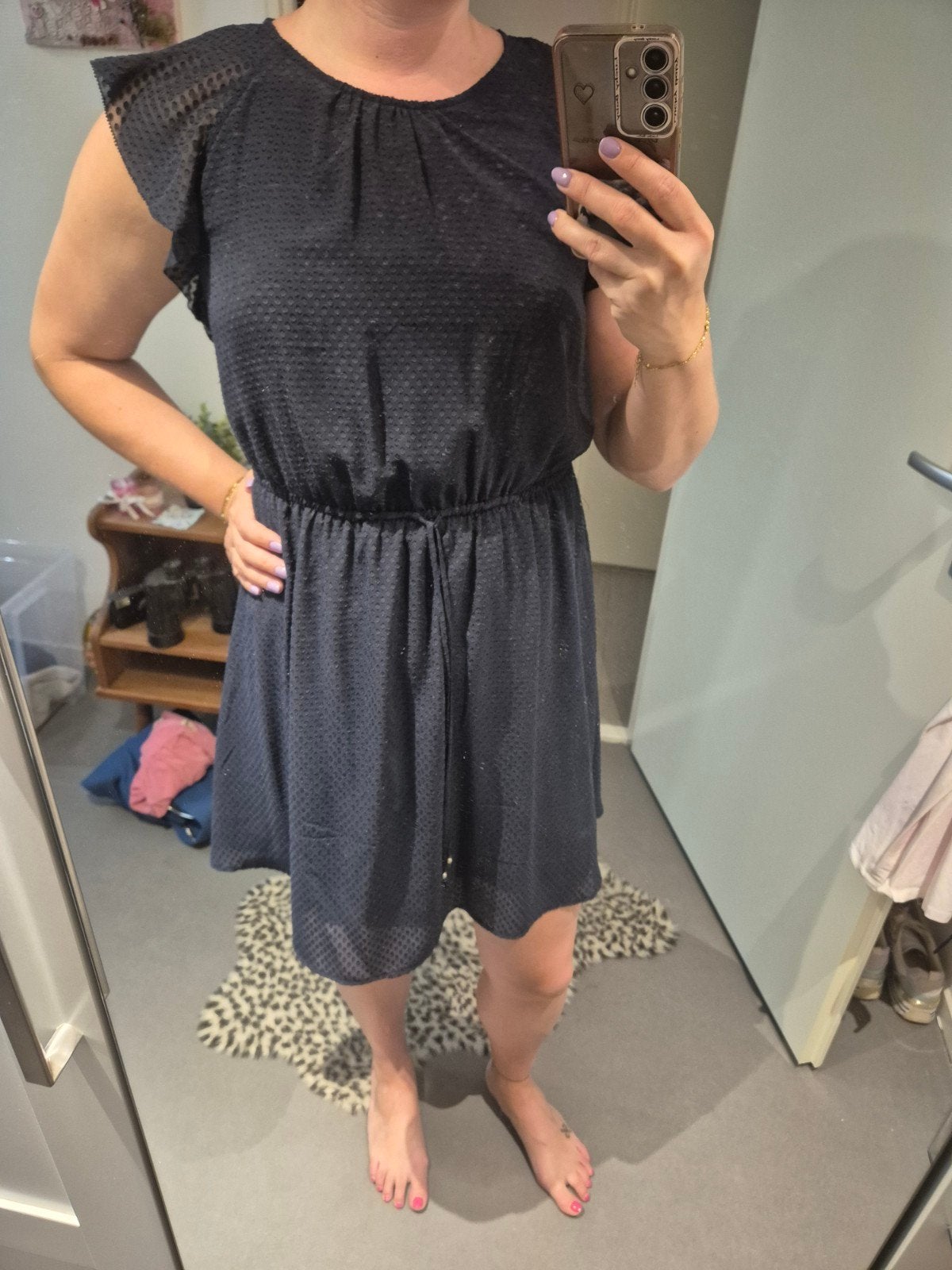 Leuk, blauw jurkje H&M maat 40, Kleding | Dames, Jumpsuits, Maat 38/40 (M), H&M, Blauw, Ophalen of Verzenden