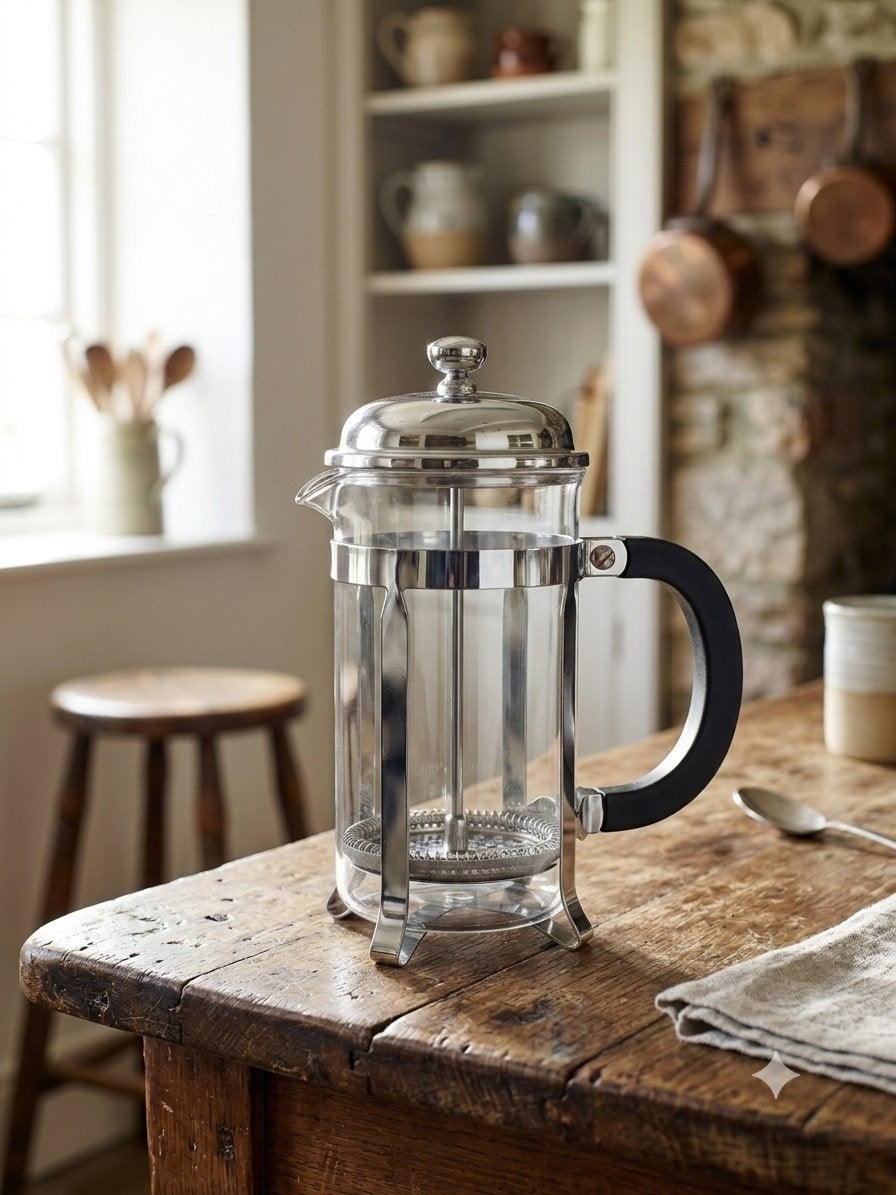 NIEUW LeXpress 3-kops Cafetière - Klassieke Koffiepers, Ophalen, Overige modellen, Gemalen koffie, Zo goed als nieuw