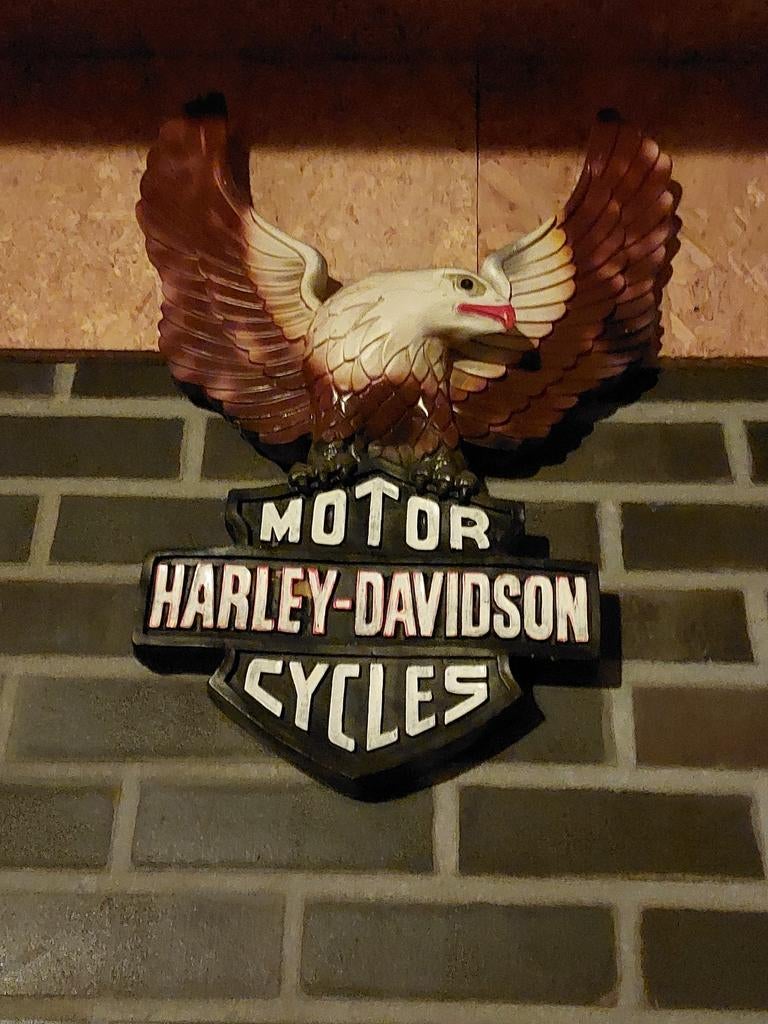 Harley davidson wandbord, Ophalen