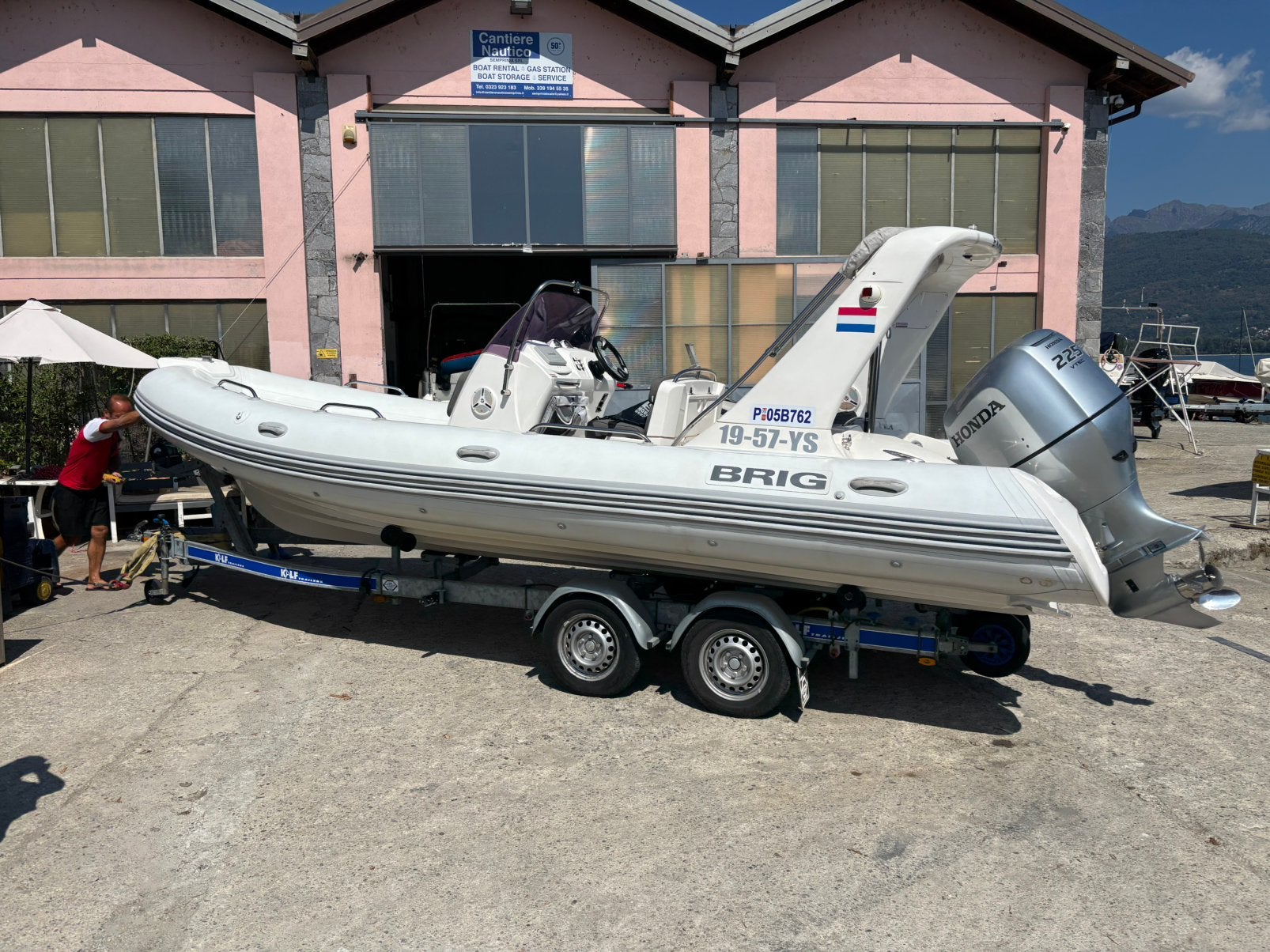 Brig Eagle 645 RIB • Honda 225 VTEC • Kalf trailer • €25.450, Gebruikt, Zonnedek, 6 m, 2 m