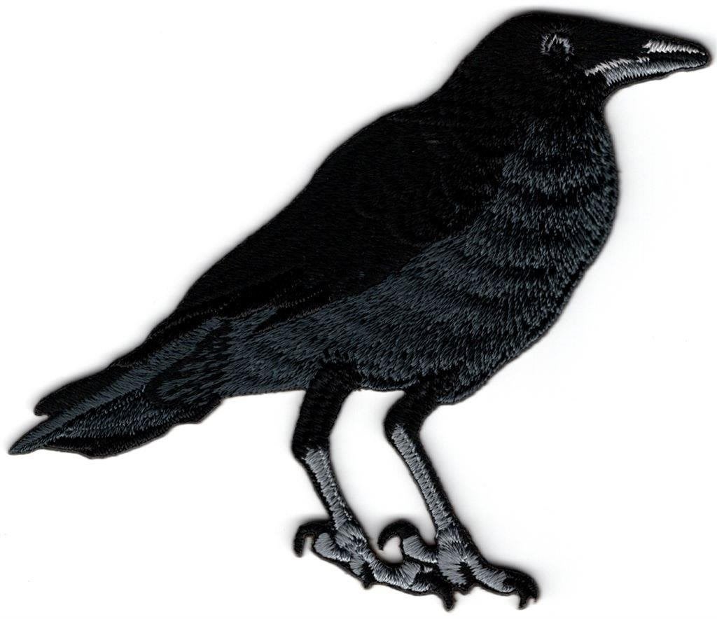 Kraai Raaf Crow patch embleem, Verzenden, Nieuw, Bedrijf of Vereniging