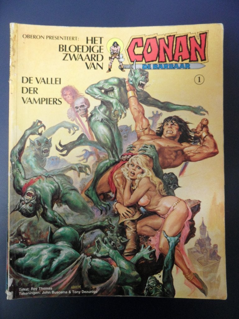 Het Bloedige zwaard van Conan. 11 X, Boeken, Stripboeken, Gelezen, Meerdere stripboeken, Ophalen of Verzenden