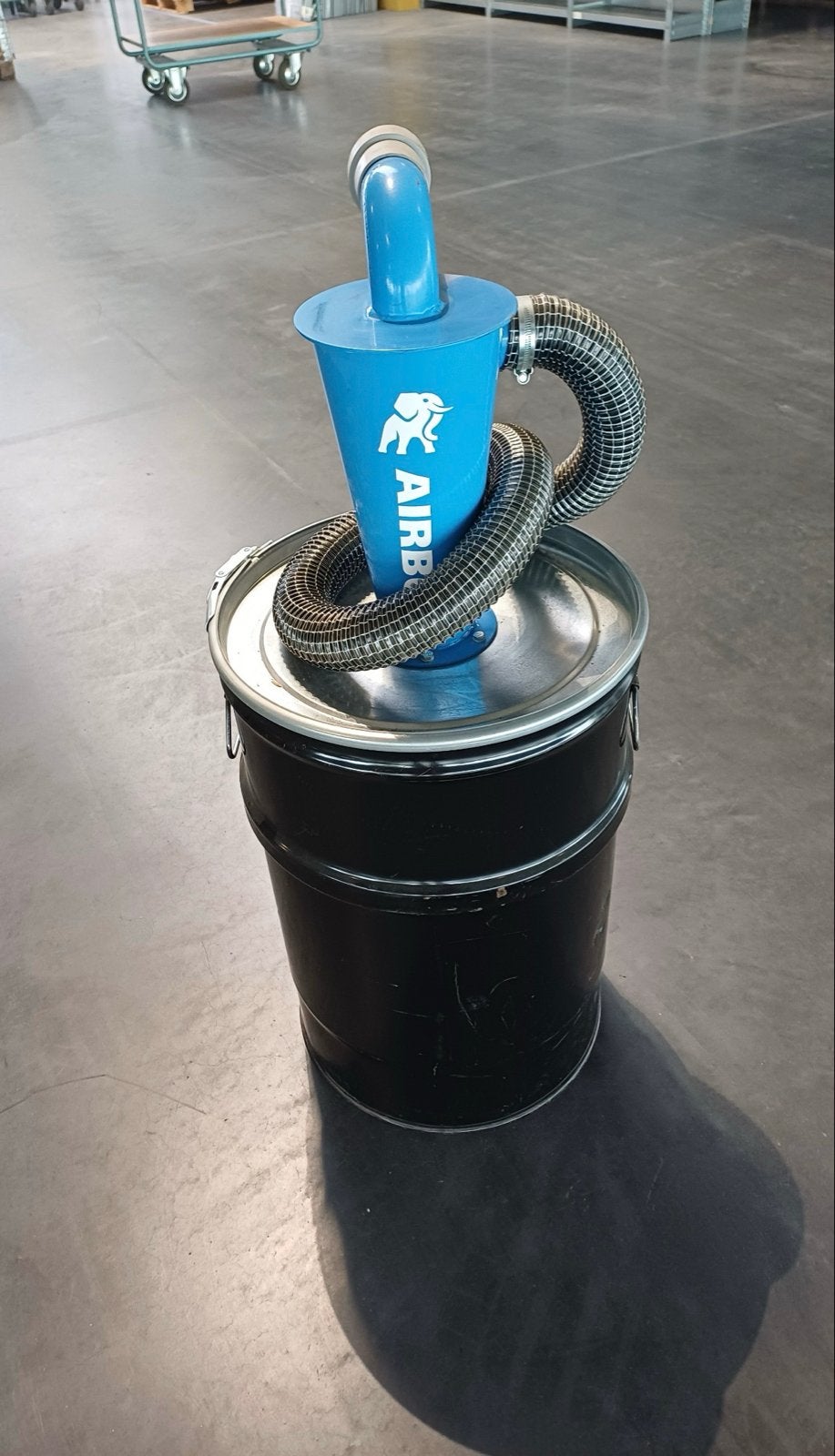 AIRBO Voorafscheider HE60L 60L drum staal, Ophalen, Zo goed als nieuw, Overige typen