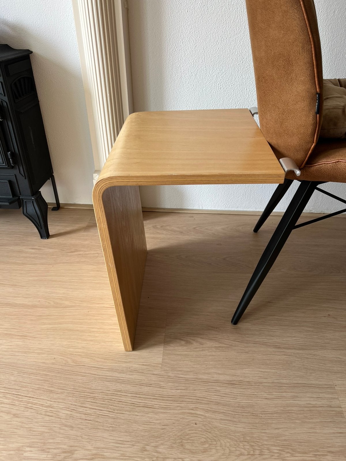 Auping Auronde tafel/nachtkastje, Ophalen, Minder dan 45 cm, Minder dan 55 cm, Gebruikt