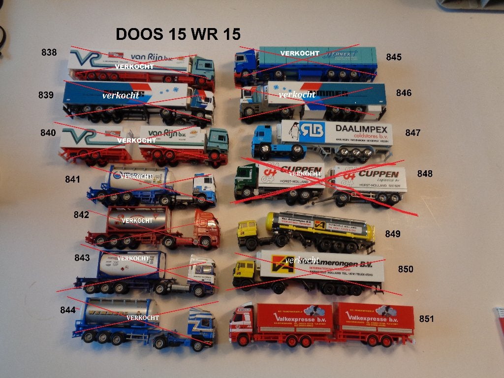 losse verkoop schaal 1op 87 modellen, Ophalen of Verzenden, Gebruikt, Bus of Vrachtwagen, Overige merken