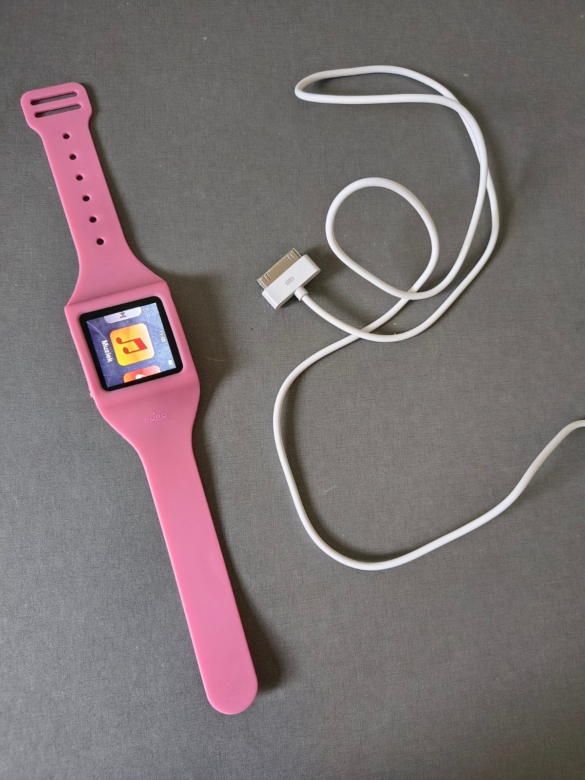 iPod Nano 6e generatie - 1e Apple Watch 😉 . Lees de adv., Ophalen of Verzenden, Zilver, Nano, 2 tot 10 GB