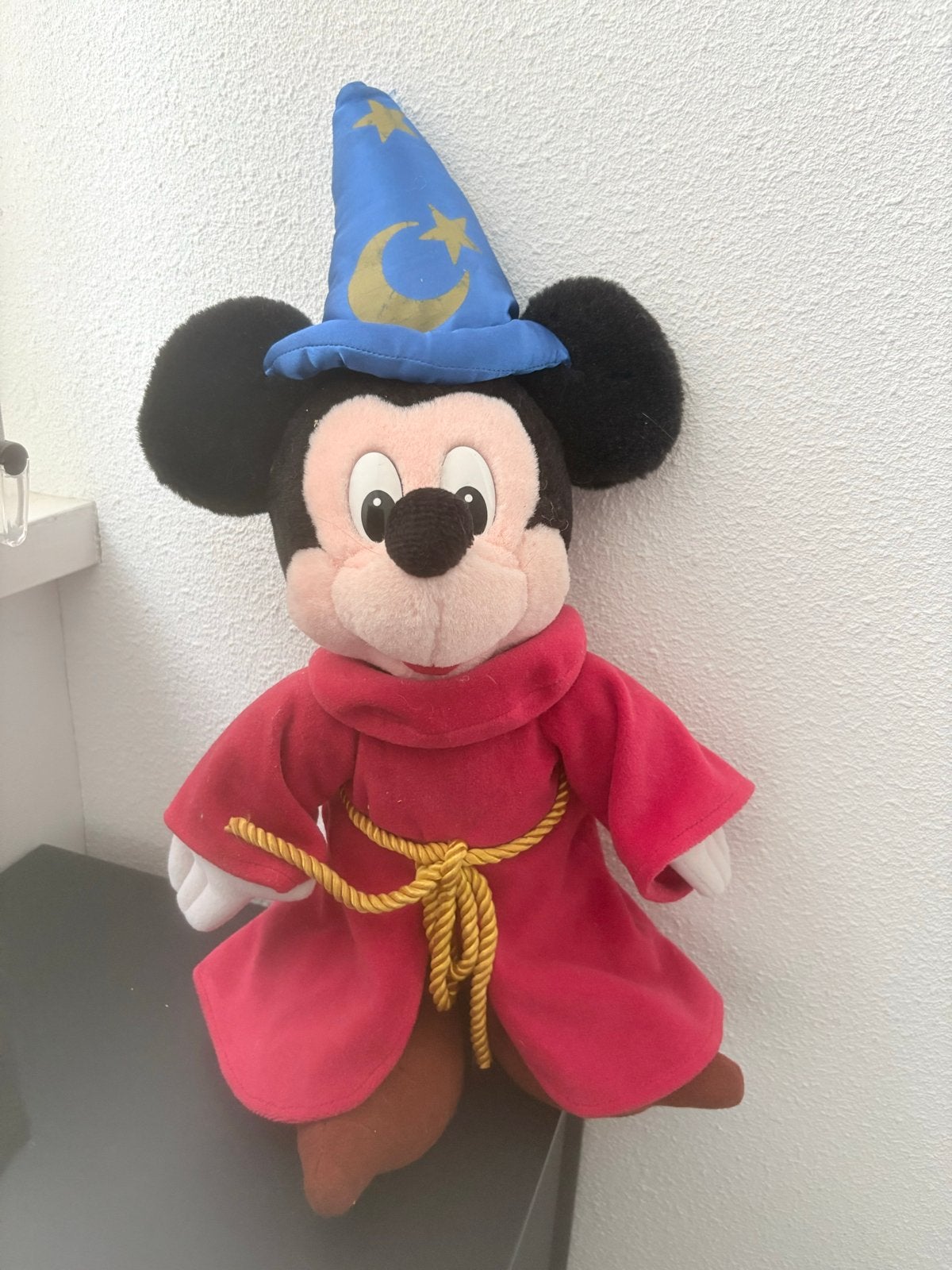 Mickey Mouse Tovenaarsleerling Knuffel Disneyland Parijs, Muis, Gebruikt, Disney, Ophalen of Verzenden