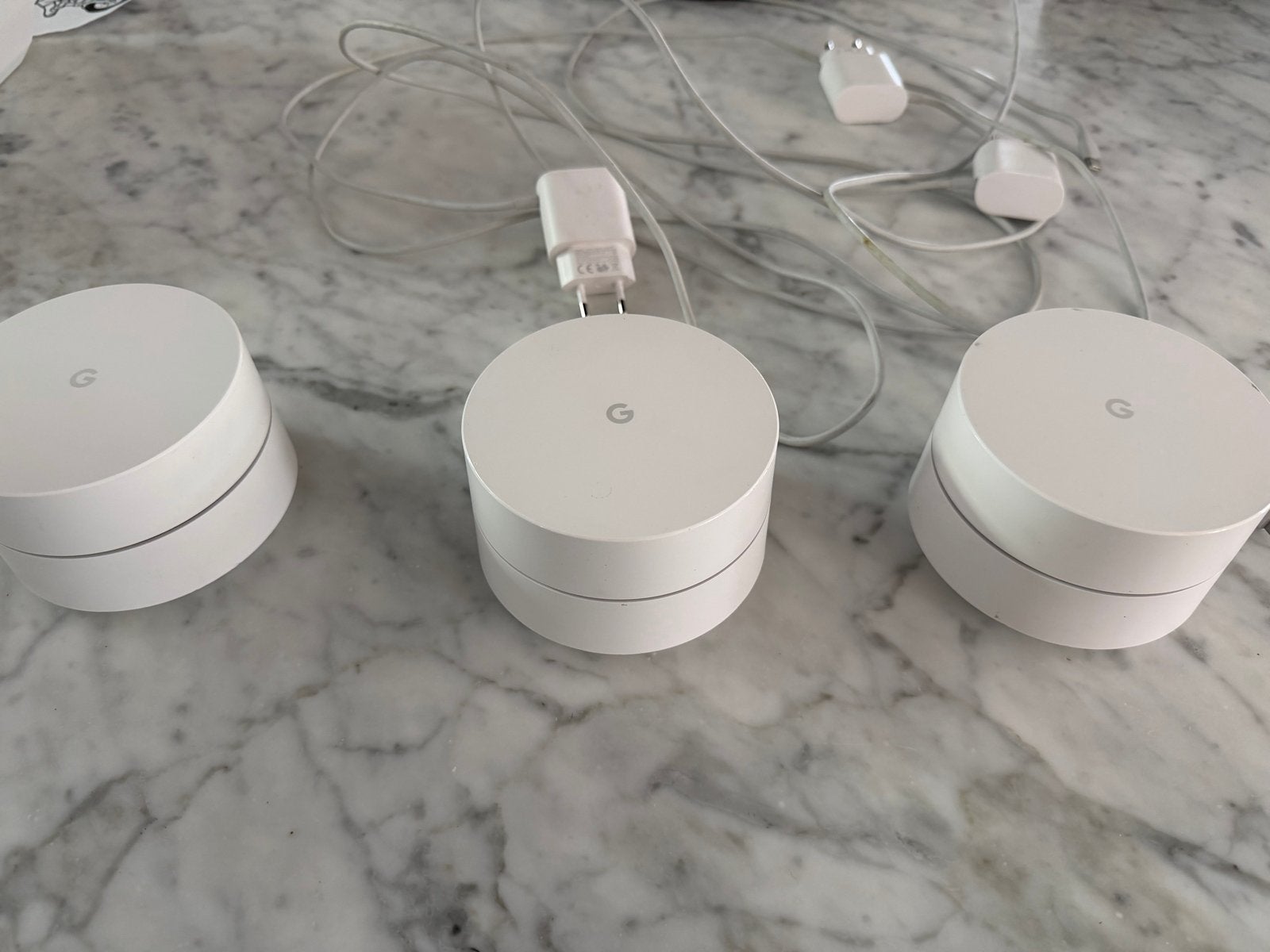 Google Wifi Mesh Systeem (3 stuks), Ophalen of Verzenden, Zo goed als nieuw, Router
