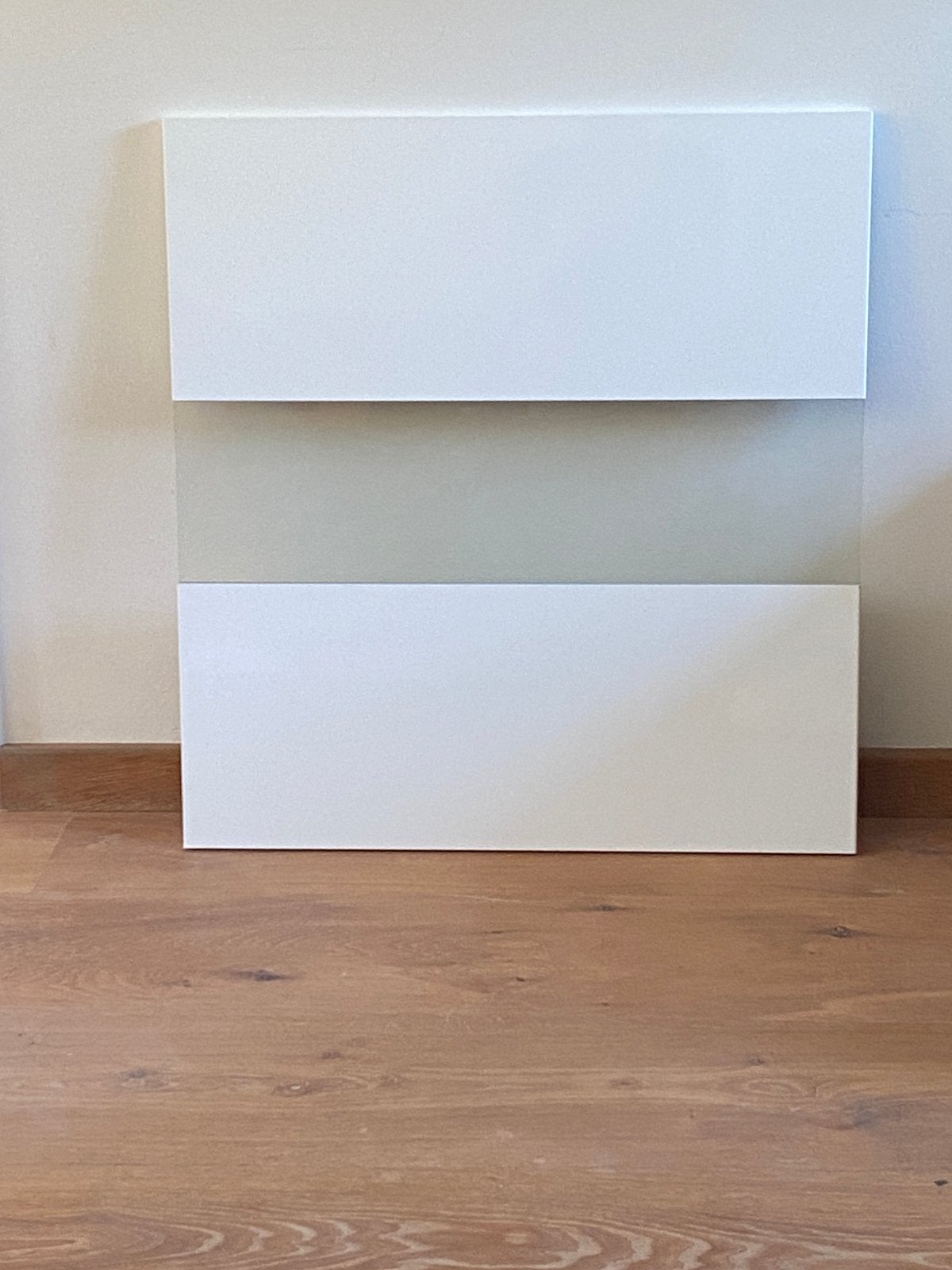 Besta deurtje 60 x 64 hoogglans wit met glas, Ophalen, Minder dan 150 cm, Minder dan 100 cm, 25 tot 50 cm