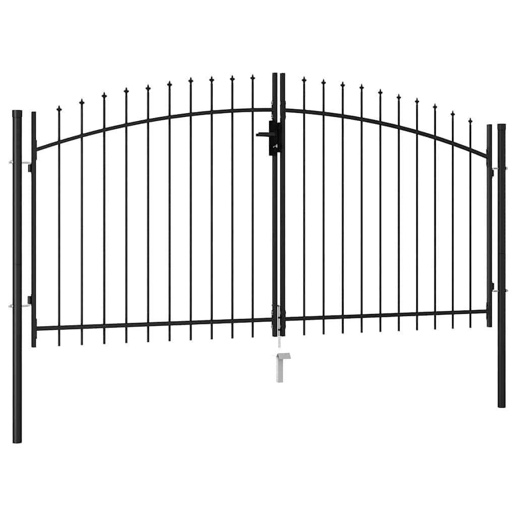 IJzeren tuinpoort hek poort draaihek 3x1,5 m GRATIS BEZORGD, Verzenden, Nieuw, Spijlenhekwerk, Nvt
