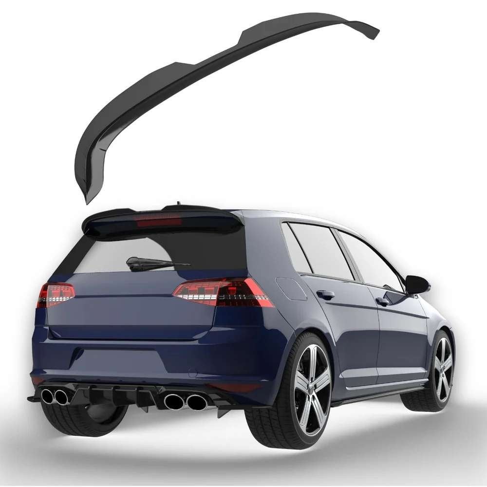 VW Golf 7 7.5 R R-Line GTI dakspoiler zwart APEX, Ophalen of Verzenden