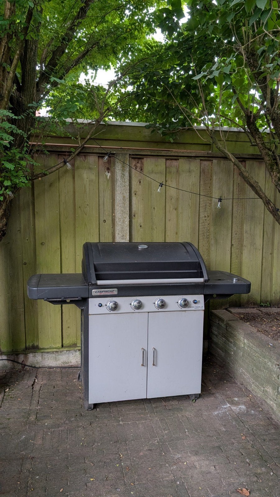 Gratis gasbarbecue, Ophalen, Gebruikt