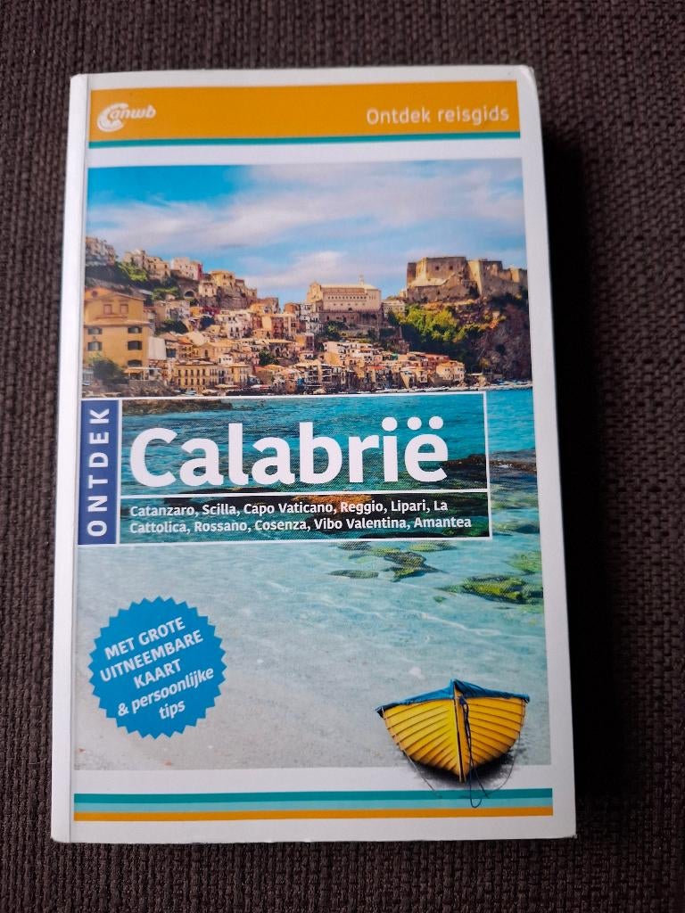 ANWB ontdek reisgids Calabrië (Italie) + kaart !, Gelezen, Europa, Ophalen of Verzenden, Reisgids of -boek