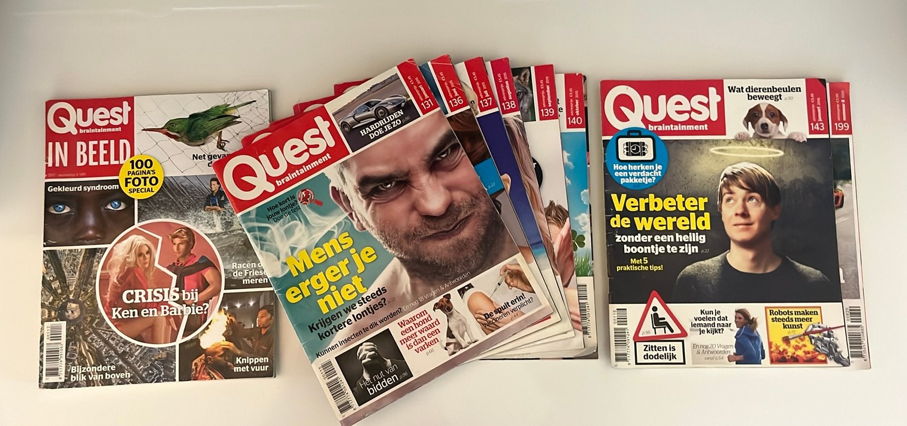 Quest tijdschriften 2015/2016, Ophalen of Verzenden, Gelezen, Wetenschap en Natuur