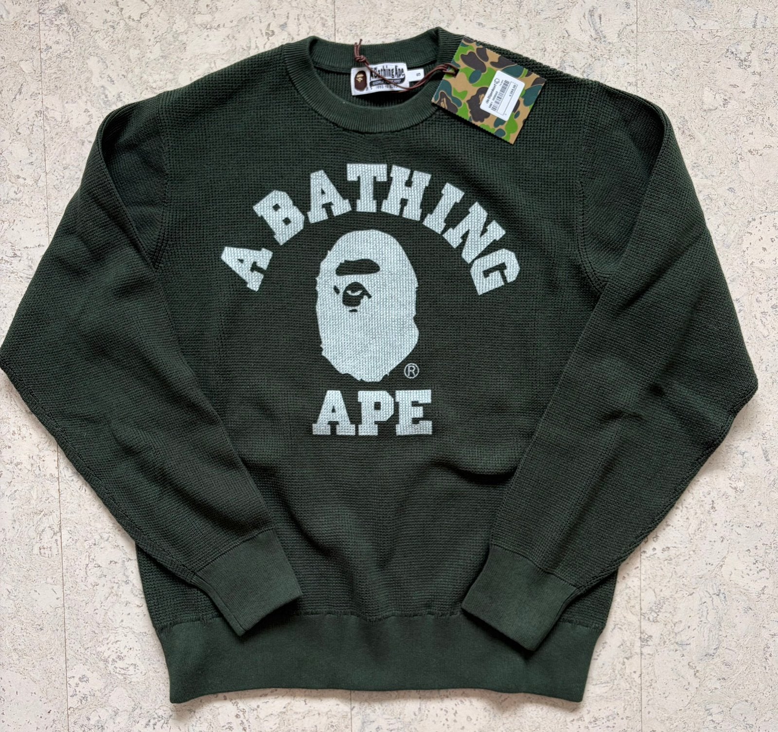 Bape, A Bathing Ape, sweater maat S!, Ophalen of Verzenden, Nieuw, Maat 46 (S) of kleiner, Groen