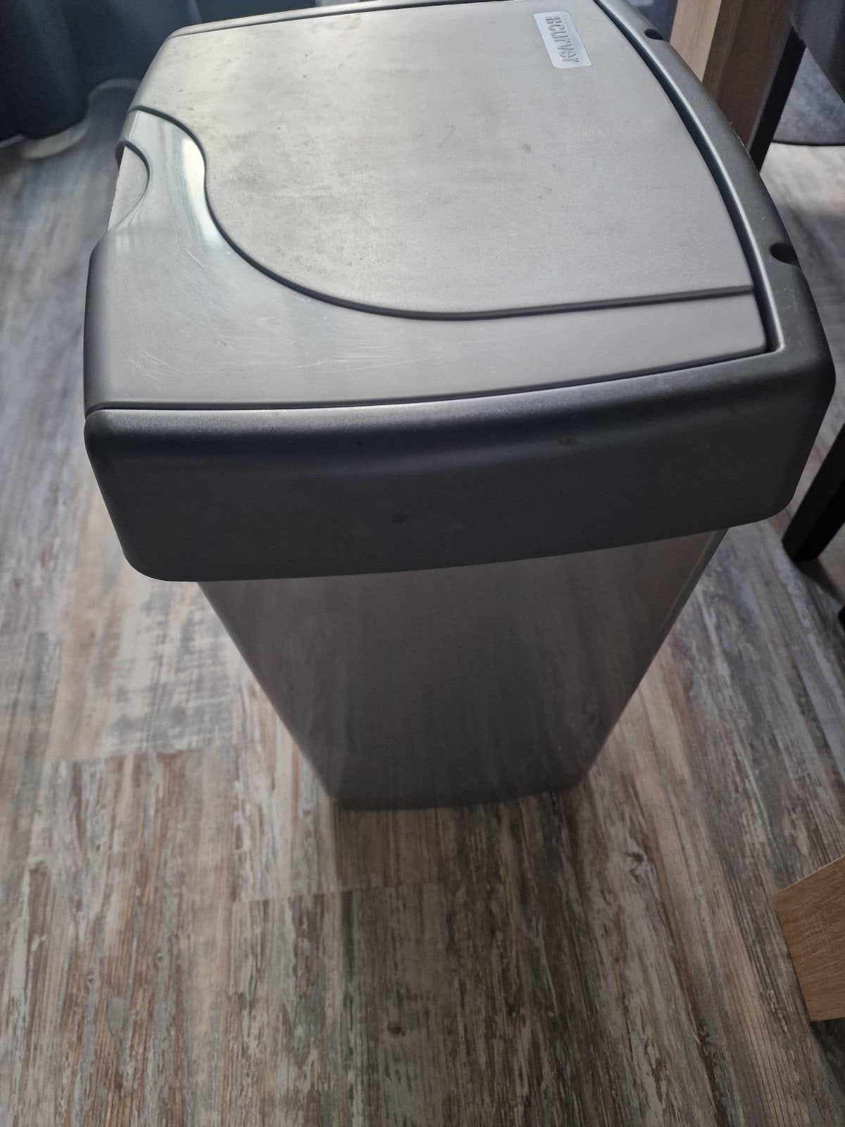 Curver prullenbak Antraciet B 38 x D 31 x H 50 cm, 40 liter of meer, Ophalen of Verzenden, Kunststof