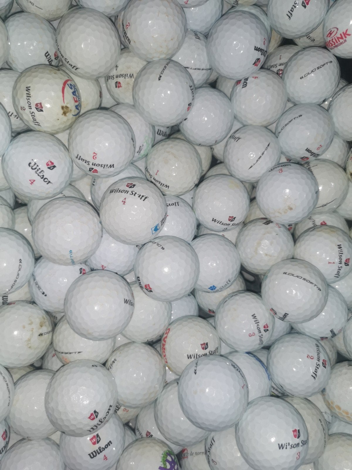 Wilson staff dx2 soft golfballen 100 stuks, Sport en Fitness, Golf, Ophalen of Verzenden, Bal(len)