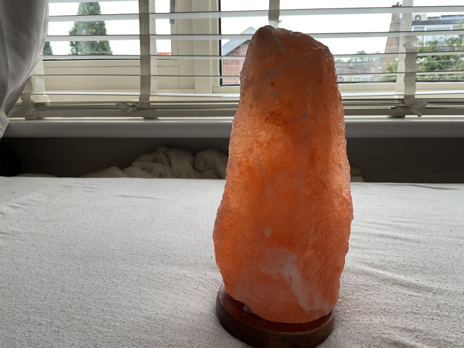 Zoutsteen Voor lampje, Ophalen