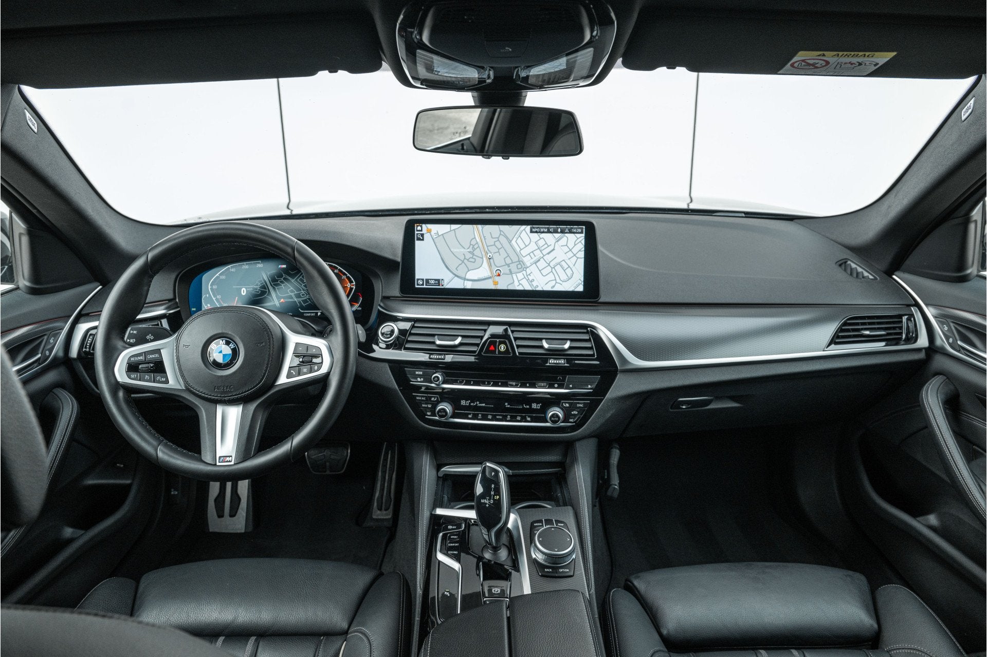 BMW 5 Serie 520i High Executive M Sport Automaat / Comfortst, Auto's, Automaat, Achterwielaandrijving, Gebruikt, 4 cilinders