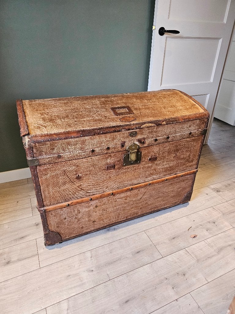 Grote antieke kist, Huis en Inrichting, Woonaccessoires | Kisten, Ophalen, Gebruikt, 50 tot 100 cm