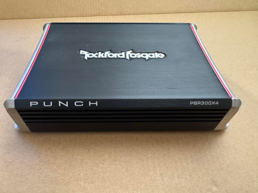 Rockford Fosgate Punch PBR300X4 4 kanaals Versterker, Ophalen of Verzenden, Gebruikt