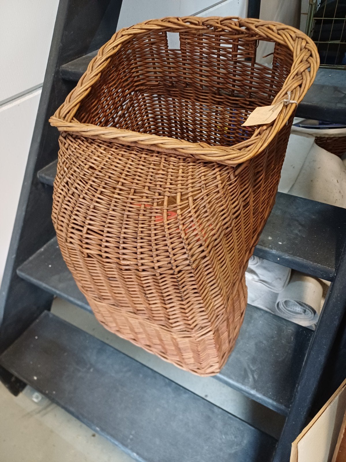 rieten kinderfietsmand, Ophalen, Gebruikt, Fietsmand