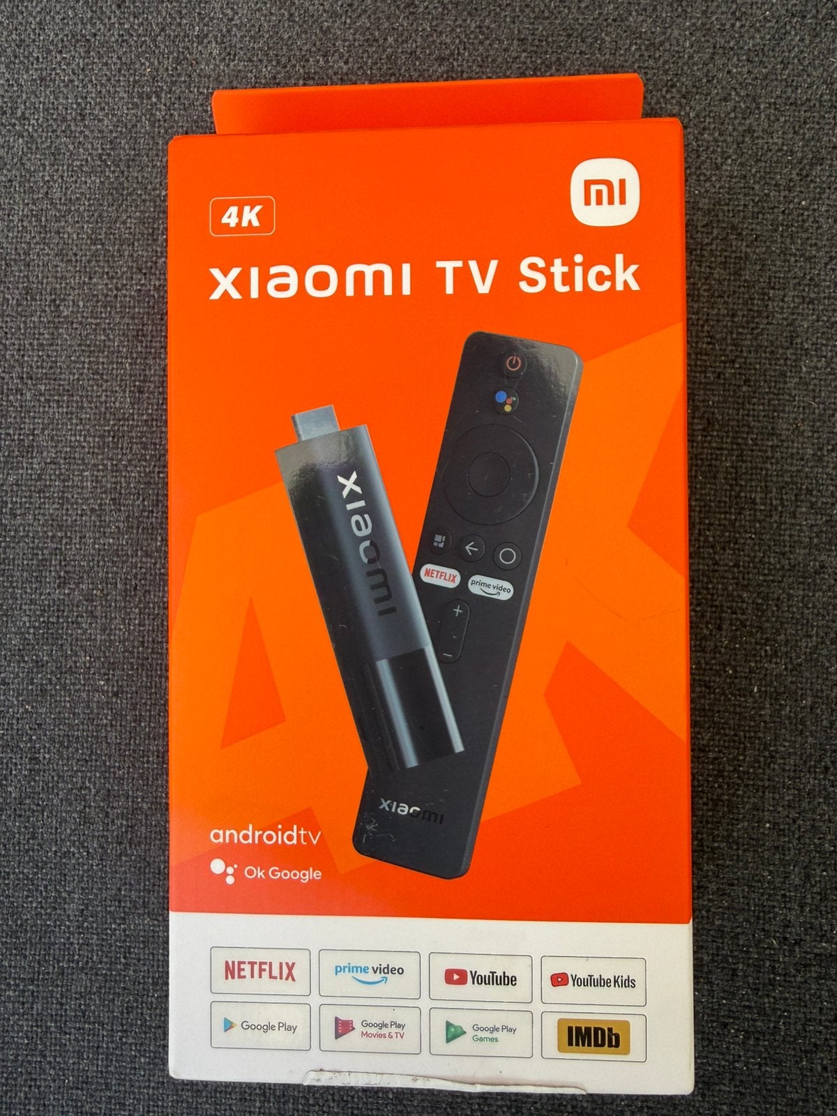 ⁠Xiaomi TV Stick 4K Android TV + Bluetooth Voice Remote⁠, Audio, Tv en Foto, Ophalen of Verzenden, Zo goed als nieuw, HDMI