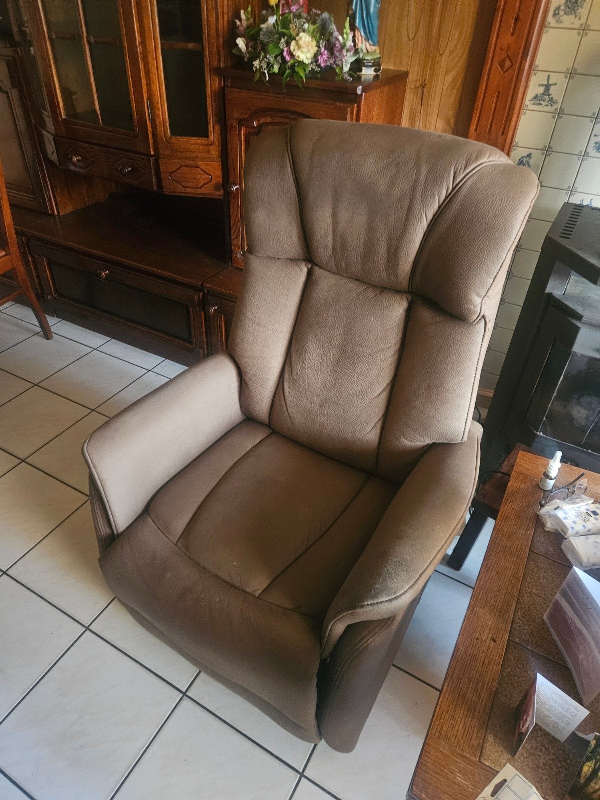 Sta-op stoel, Ophalen, Gebruikt, Klassiek, Comfort, 75 tot 100 cm