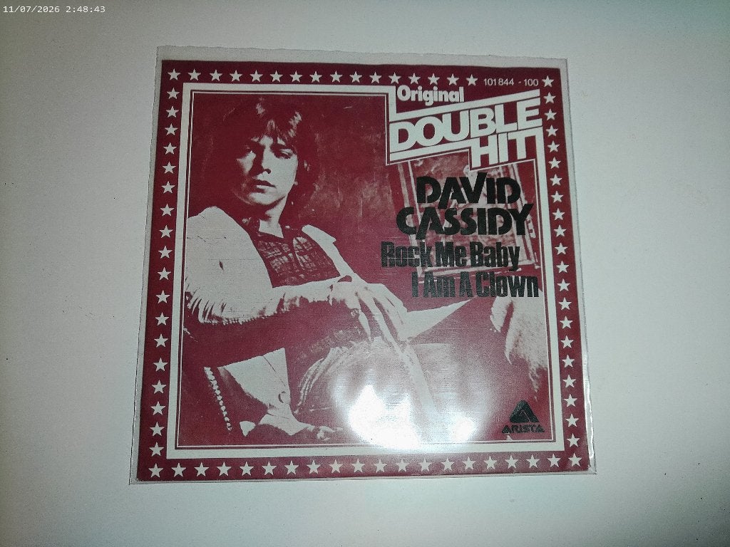David Cassidy - Rock me Baby ( Double Hit ), Cd's en Dvd's, Vinyl Singles, Gebruikt, 7 inch, Ophalen of Verzenden, Complilatie