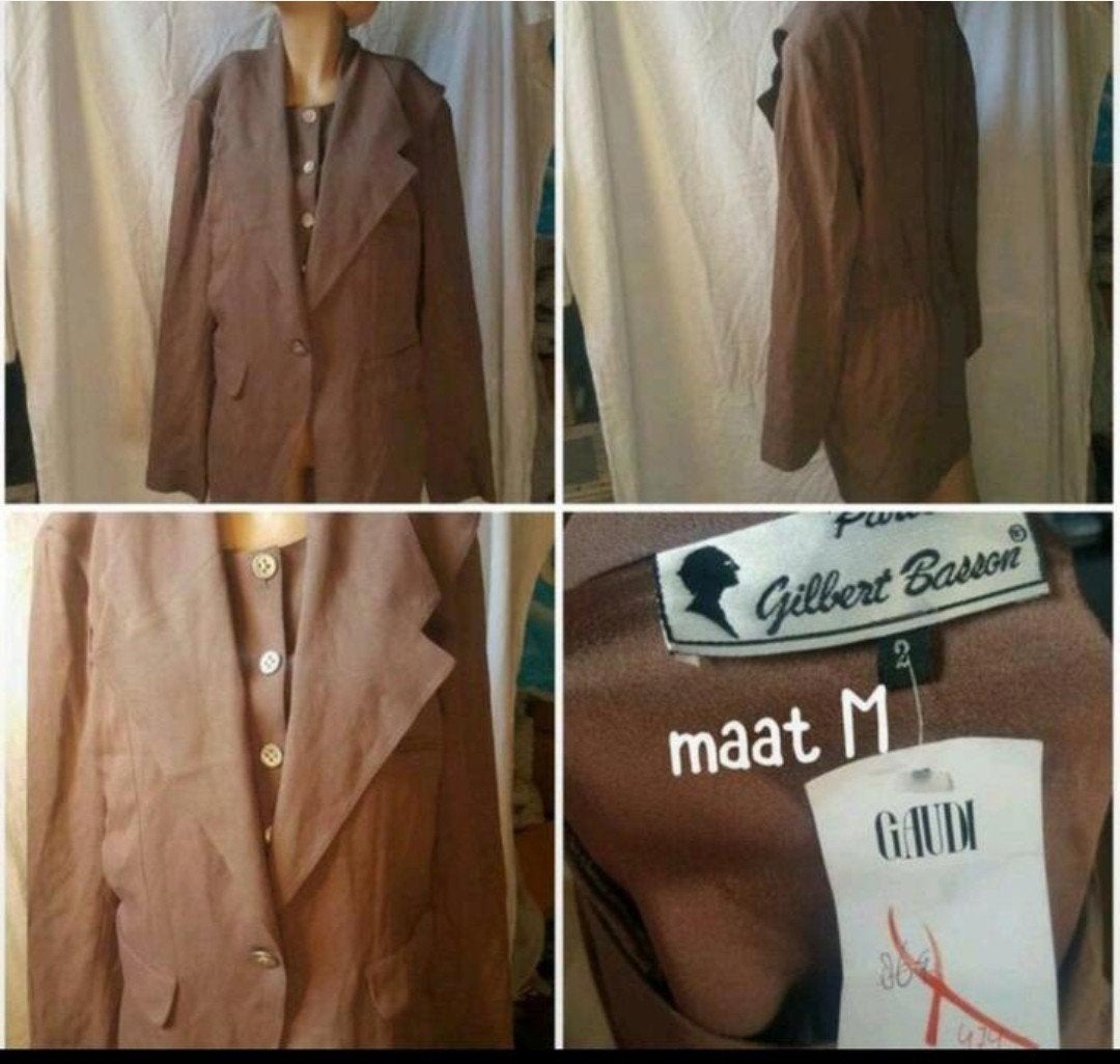 nieuw jasje, Ophalen of Verzenden, Nieuw, Maat 38/40 (M), Bruin