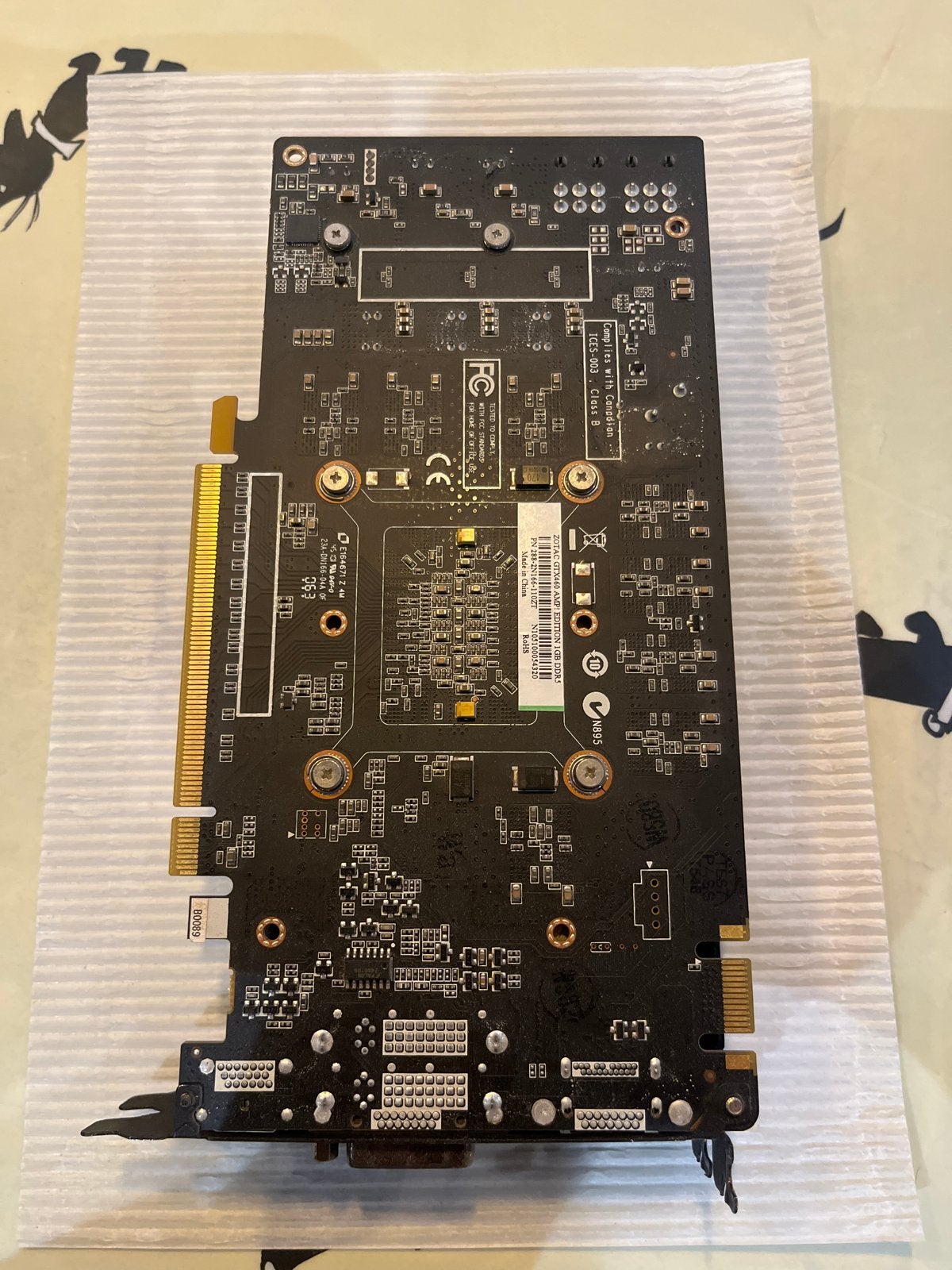 Zotac GeForce GTX 460 AMP! Edition Videokaart, Gebruikt, Ophalen of Verzenden, GDDR5, Nvidia