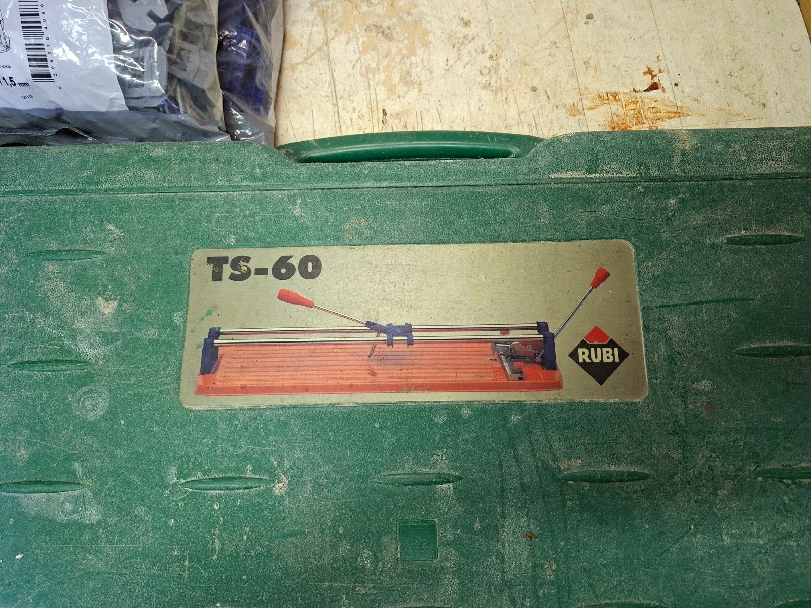 Rubi TS-60 tegelsnijder met nivelleersysteem, Doe-het-zelf en Verbouw, Gereedschap | Handgereedschap, Ophalen of Verzenden, Gebruikt