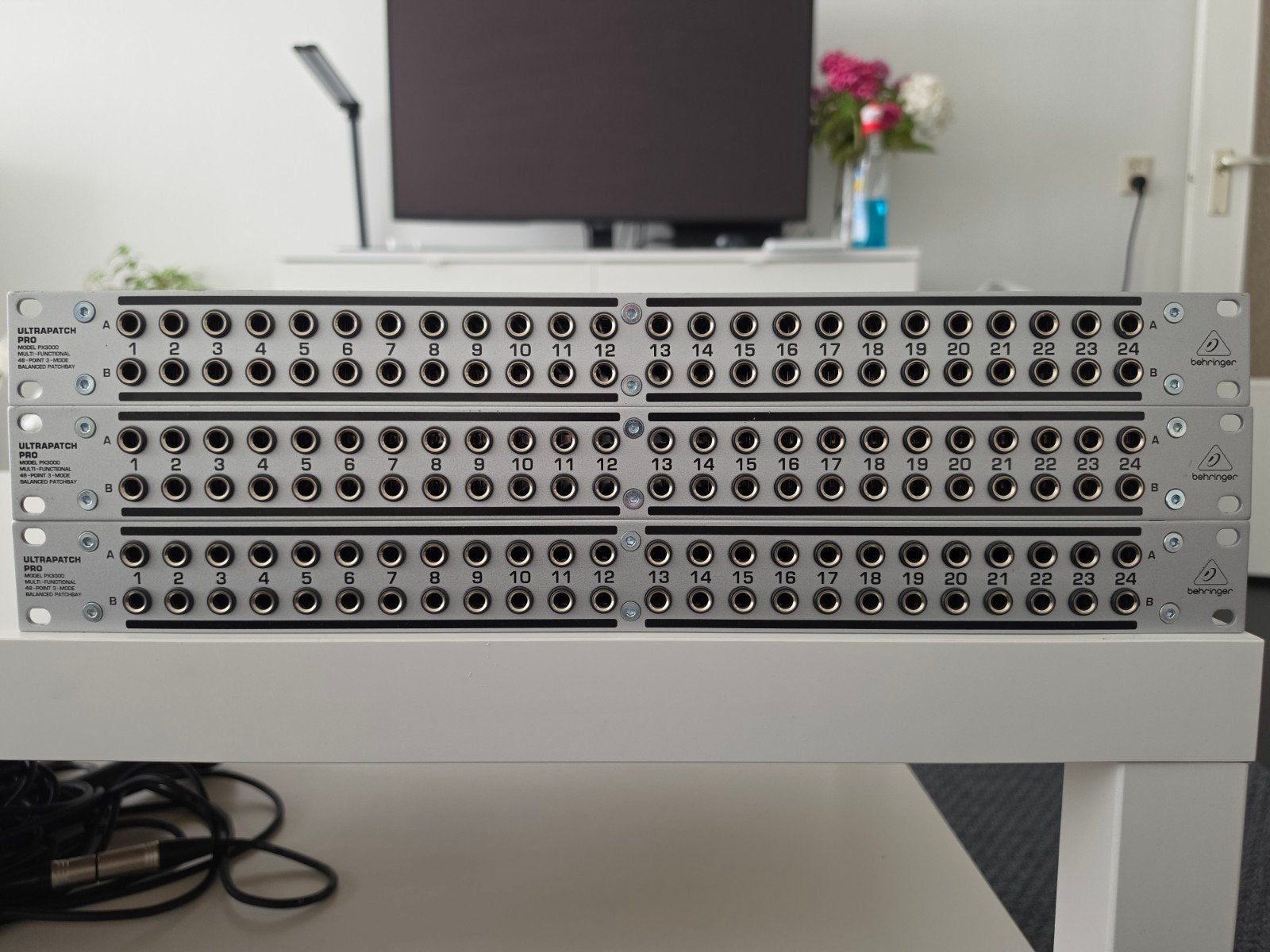 Behringer ULTRAPATCH PRO PX3000 Patchbay - Perfecte Staat, Ophalen, Zo goed als nieuw