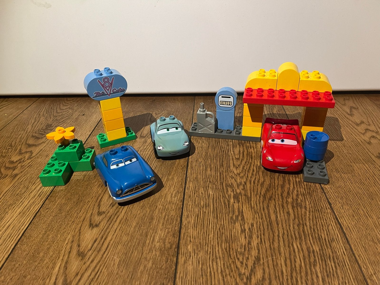 Duplo Cars Combinatie van 4 Sets - Bliksem McQueen & Vriende, Gebruikt, Overige thema's, Verzenden, Duplo
